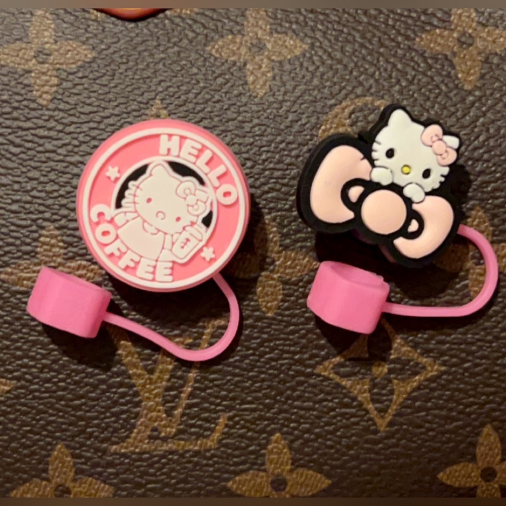 Hello kitty straw covers
